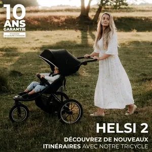 Poussette tout-terrain Helsi 2 Black