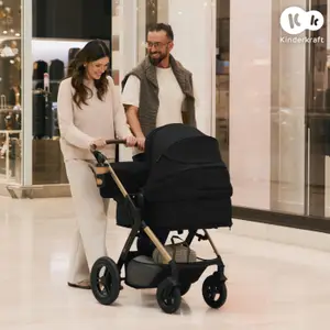 Poussette 3 en 1 Moov 2 XL Pure Black