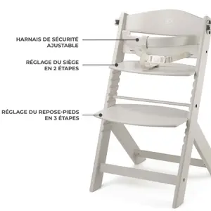 Chaise haute évolutive Enock Beige