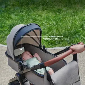 Poussette Esme Pro 3 en 1 Moonlight Grey