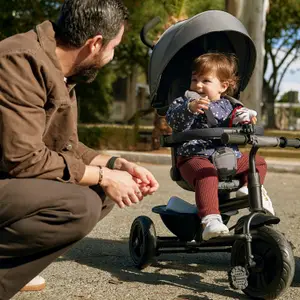 Tricycle évolutif Aston 2 Plus Malachite Grey