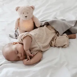Peluche veilleuse Ours rose 2.0