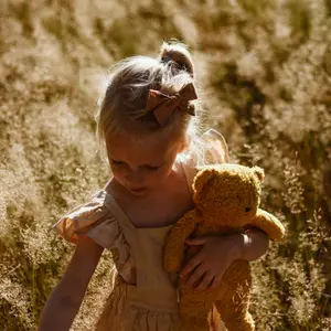Peluche veilleuse Ours miel