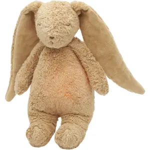 Peluche veilleuse lapin nature bio avec sons &amp; lumières cappuccino 2.0