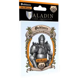 55 pochettes transparentes Bedivere Format Medium Plus (54 x 80 mm) - Paladin