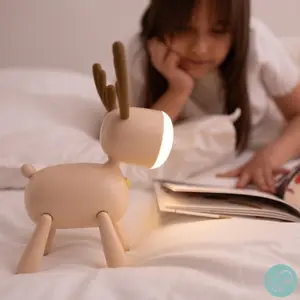 Veilleuse rechargeable Cerf Beige