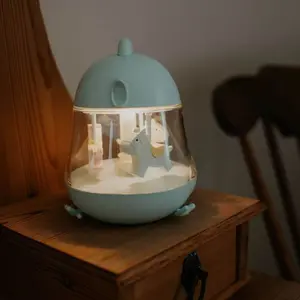 Boîte à musique Carrousel Bleue