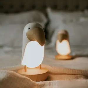Veilleuse et enceinte Bluetooth Toucan Blanc
