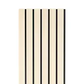 Panneau tasseau décoratif Maya en MDF effet frêne 275X90CM ép.14mm