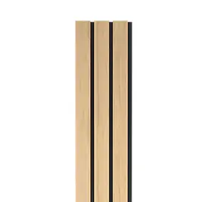 Panneau tasseau décoratif Maya en MDF effet chêne 275X60CM ép.14mm