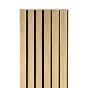 Panneau tasseau décoratif Maya en MDF effet chêne 275X90CM ép.14mm