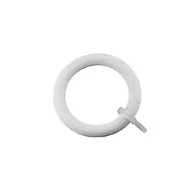 10 anneaux pour barre à rideau ⌀70mm blanc