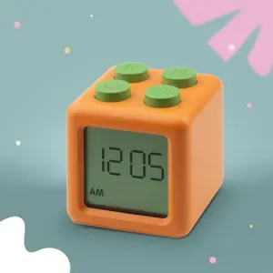 Réveil Block Orange