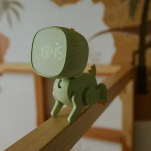 Réveil Robot Dinosaure Vert
