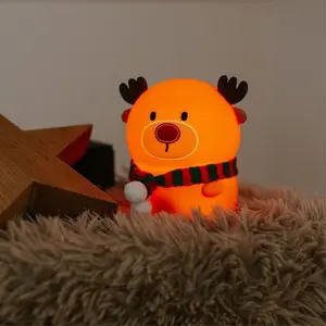 Veilleuse rechargeable Renne de Noël