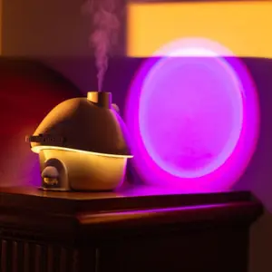 Humidificateur Maison Champignon Rose