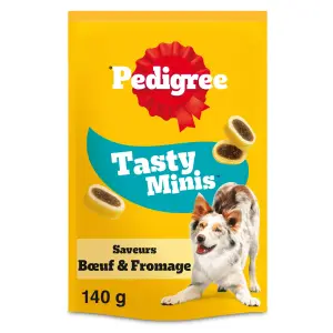 PEDIGREE Sa Récompense friandises mini bouchées au boeuf et fromage pour chien 140g