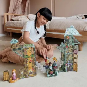 Kit de construction magnétique Magic Forest Pack (69 pièces)