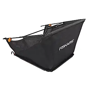 Bac de ramassage pour tondeuse StaySharp Fiskars noir et orange