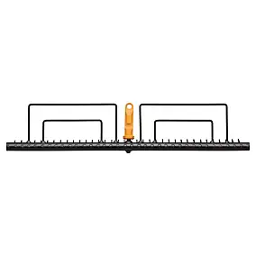 Rateau OneClick Fiskars en acier noir