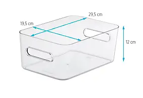Boîte de rangement réctangulaire transparente SmartStore Compact Clear taille M