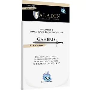 55 pochettes transparentes Gaheris (80 × 120 mm) - Paladin