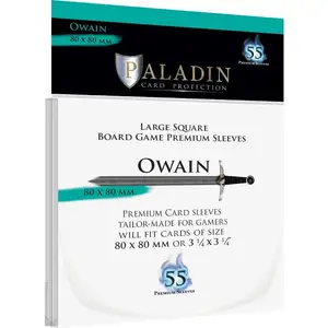 55 pochettes transparentes Marcus Format Medium Small Square (65 x 65 mm) - Paladin