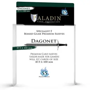 55 pochettes transparentes Dagonet (87.5 × 100 mm) - Paladin