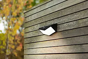 Applique murale d'extérieur avec capteur LED solaire Wings noir IP54 3,7W 500lm Lutec