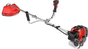 Débroussailleuse thermique 52 cm³ 2 temps lame Tri-Arc et coupe-bordure 43 cm