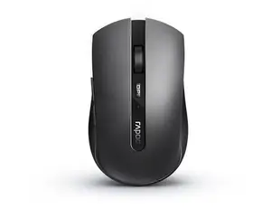 Rapoo 7200M souris Ambidextre RF sans fil + Bluetooth Optique 1600 DPI