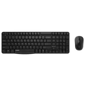Kit Clavier AZERTY + Souris sans fil 'X 1800s' Noir