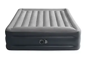 Matelas gonflable électrique 2 personnes Intex gris