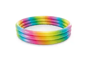 Piscine gonflable pour enfant arc-en-ciel Intex ø1,74m