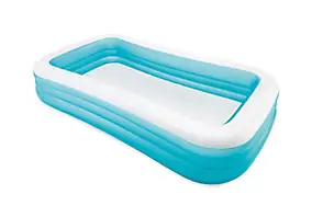 Piscine gonflable enfant Intex rectangulaire givrée 3,05 x 1,83 m x 0,56 m