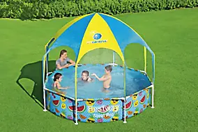 Piscine tubulaire ronde enfant Bestway Steel Pro Splash Ø244 x H51 cm
