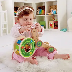 Escargot à tirer avec jeu de formes