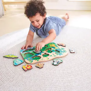 Puzzle à boutons jungle