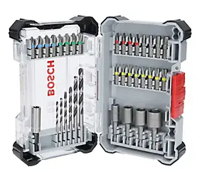 Coffret à douilles et à forêts Bosch pro pour métal - 35 pièces