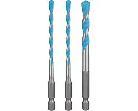 3 forets multi-matériaux Bosch pro Hex-9 Expert Ø 5/6/8 x 100 mm