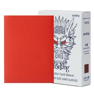 70 pochettes de taille Standard - Rouge - Sanseking