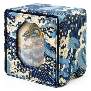 Deck Box 130+ Brocade - Song of the Azure Tides - Sanseking