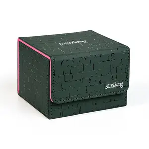 Deck Box 130+ Pyramide - Vert et rose - Sanseking