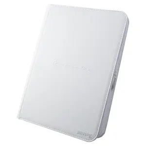 Portfolio 9-pocket Blanc 151 avec fermeture Zip - Sanseking