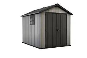 Abri de jardin OAKLAND 759 en résine - KETER - gris et noir - Surface hors tout 6,57 m²