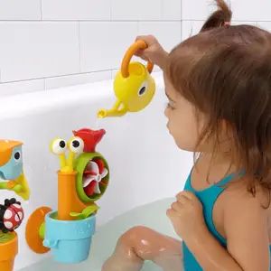 Coffret de bain pop up escargot et oiseau culbuto à arroser
