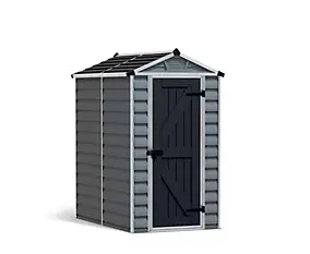 Abri de jardin Skylight polycarbonate gris foncé surface totale 1,9m²