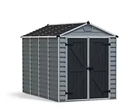 Abri de jardin Skylight polycarbonate gris foncé surface totale 5,28m²
