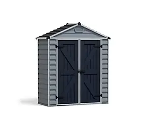 Abri de jardin Skylight polycarbonate gris foncé surface totale 1,55m²