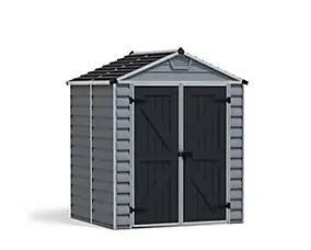 Abri de jardin Skylight polycarbonate gris foncé surface totale 2,65m²